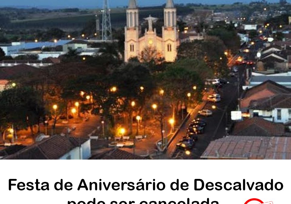 Becão e Luiz Carlos analisam a possibilidade de não realizar a tradicional Festa de Aniversário de Descalvado em razão da situação emergencial na área da saúde