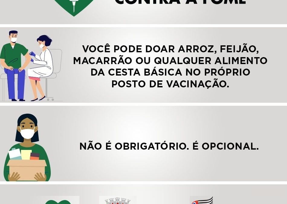 Secretaria de Assistência Social lança a campanha “Vacina contra a Fome”