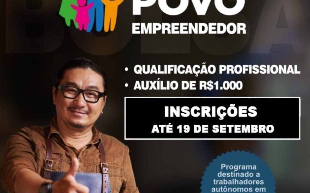 Bolsa do Povo SP Empreendedor: Auxílio de R$ 1.000 tem inscrições abertas